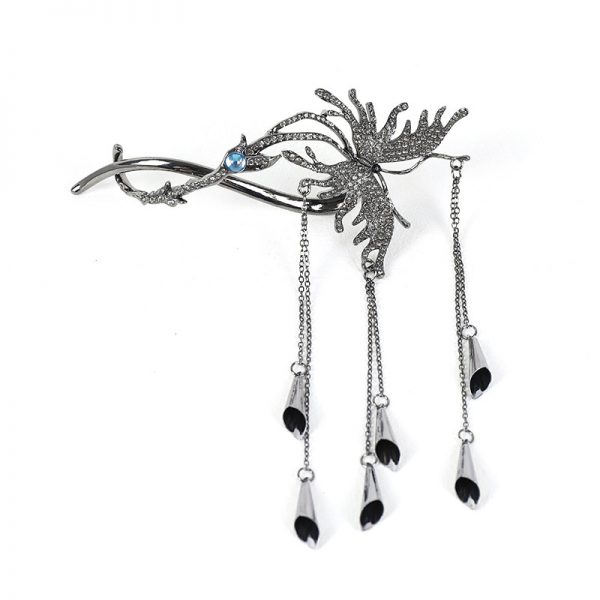 Butterfly Tassel Twist Hair Claw Clip