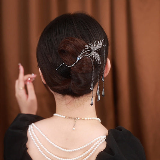 Butterfly Tassel Twist Hair Claw Clip