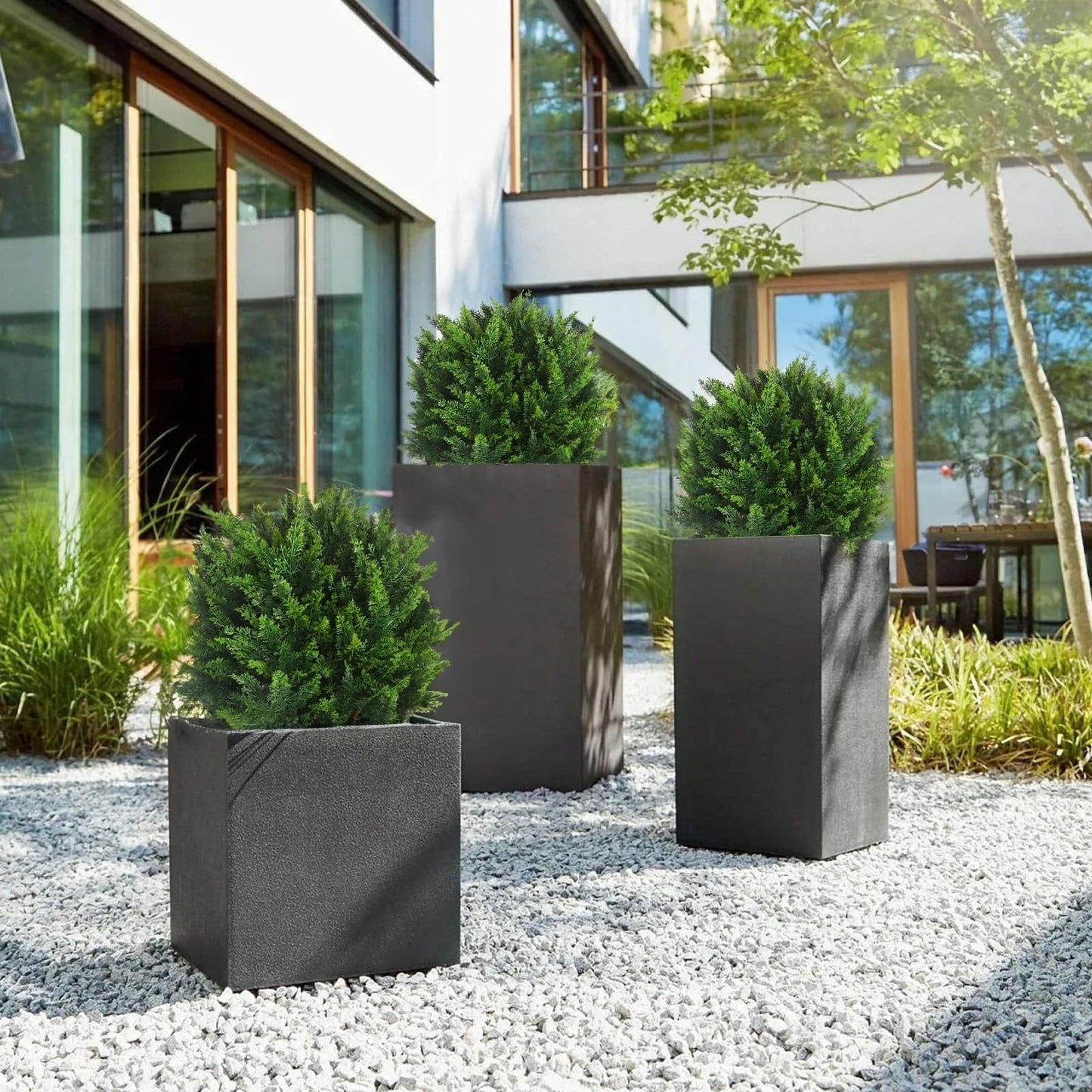 UV Resistant Artificial Cedar Topiary Ball Tree