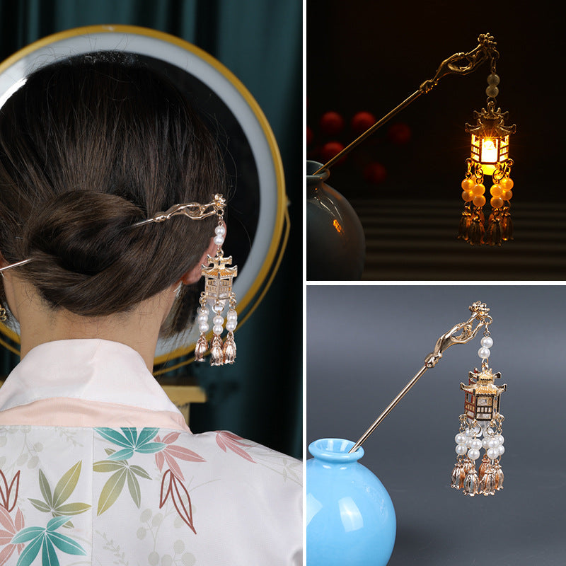 Vintage Lantern Hair Clasp Hair Pin