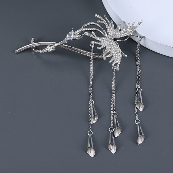 Butterfly Tassel Twist Hair Claw Clip