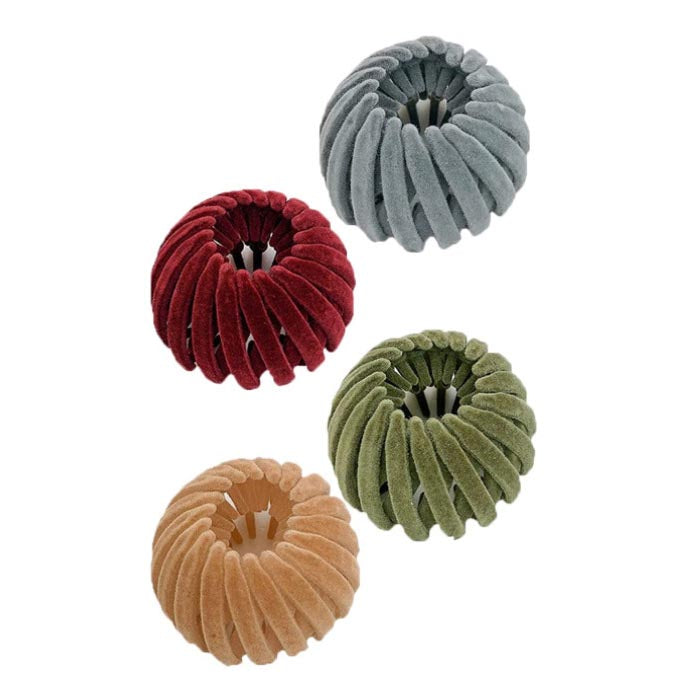 3 Pcs Bird Nest Bun Hair Clip Ponytail Holder
