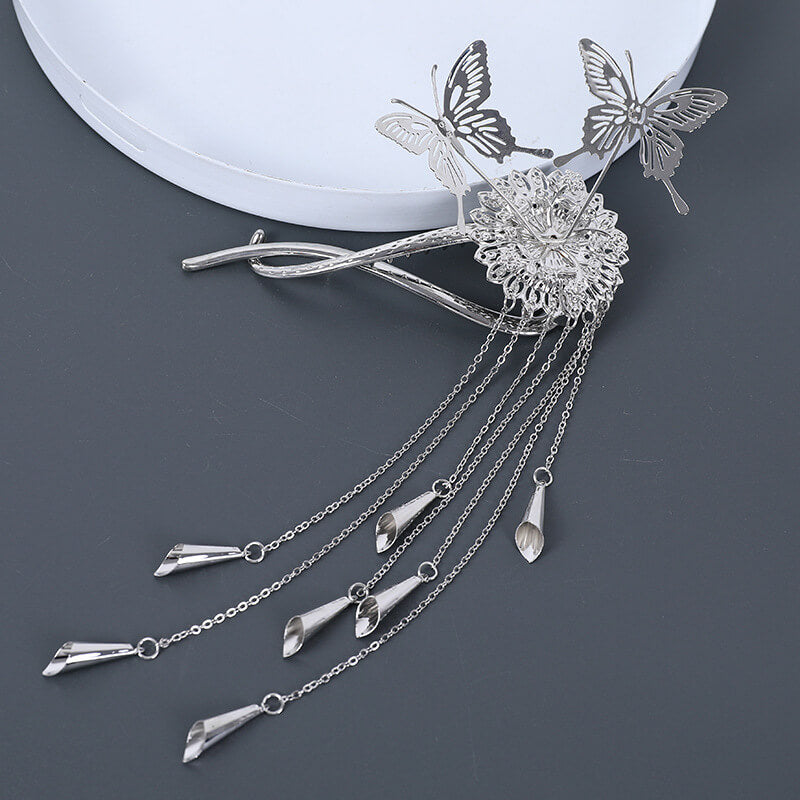 Wind Chime Tassel Twist Hair Clip
