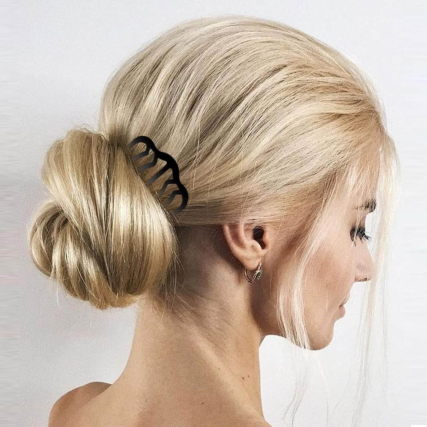 6Pcs Hair Pins Combs  French Twist Updo Hairstyle Tools