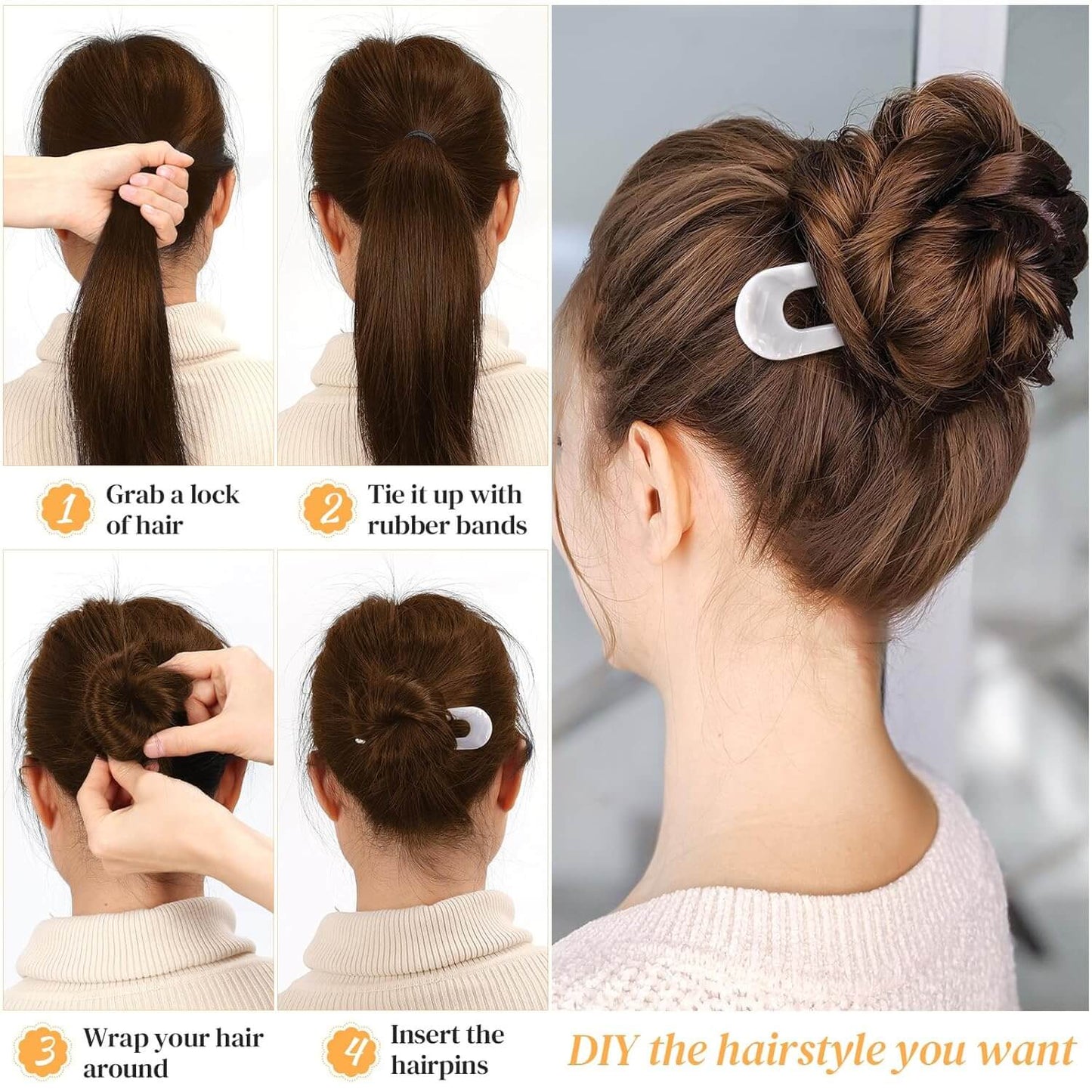French Hair Forks U Shaped Hair Pins Clips