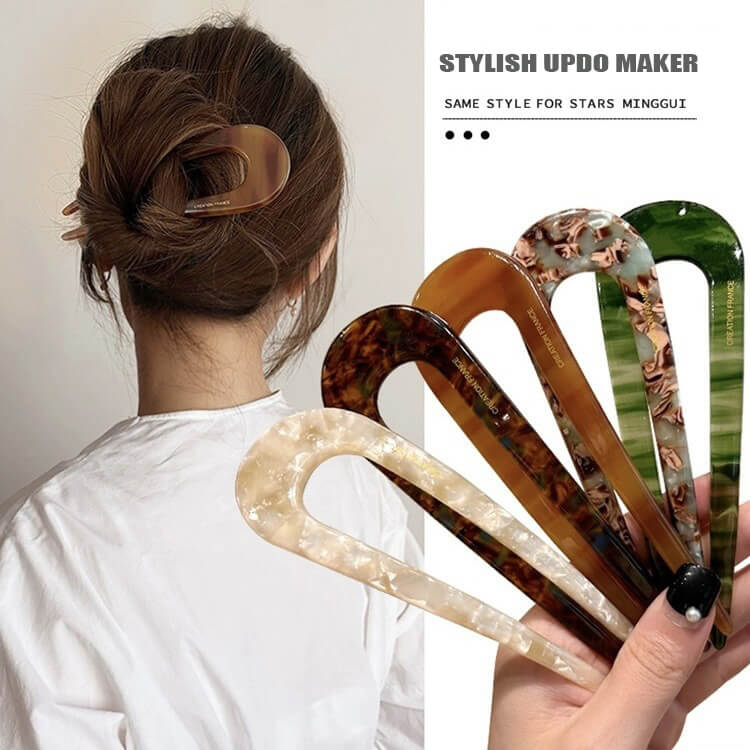 French Hair Forks U Shaped Hair Pins Clips