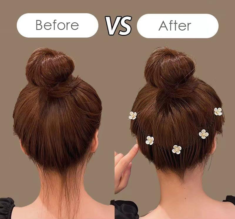 Camellia Hair Comb Clip for Bangs Shredding Hair