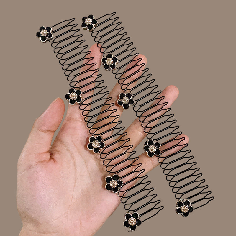 Camellia Hair Comb Clip for Bangs Shredding Hair