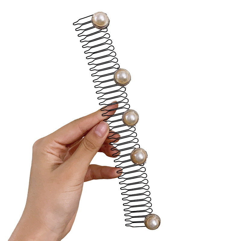 Camellia Hair Comb Clip for Bangs Shredding Hair