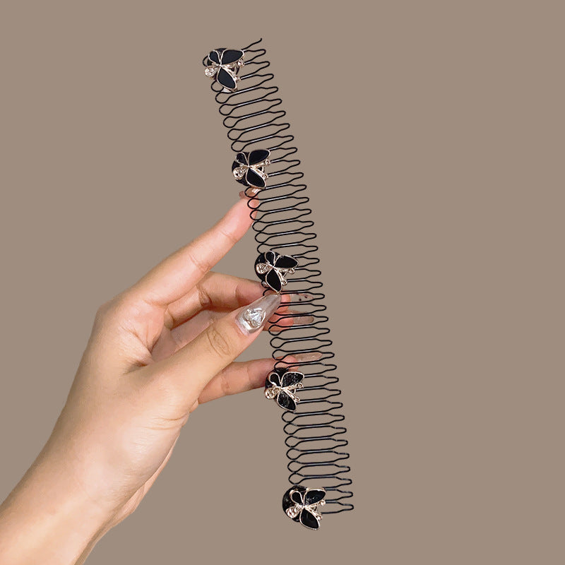 Camellia Hair Comb Clip for Bangs Shredding Hair