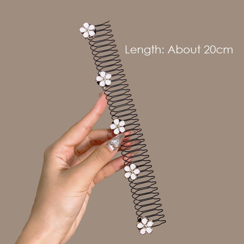 Camellia Hair Comb Clip for Bangs Shredding Hair