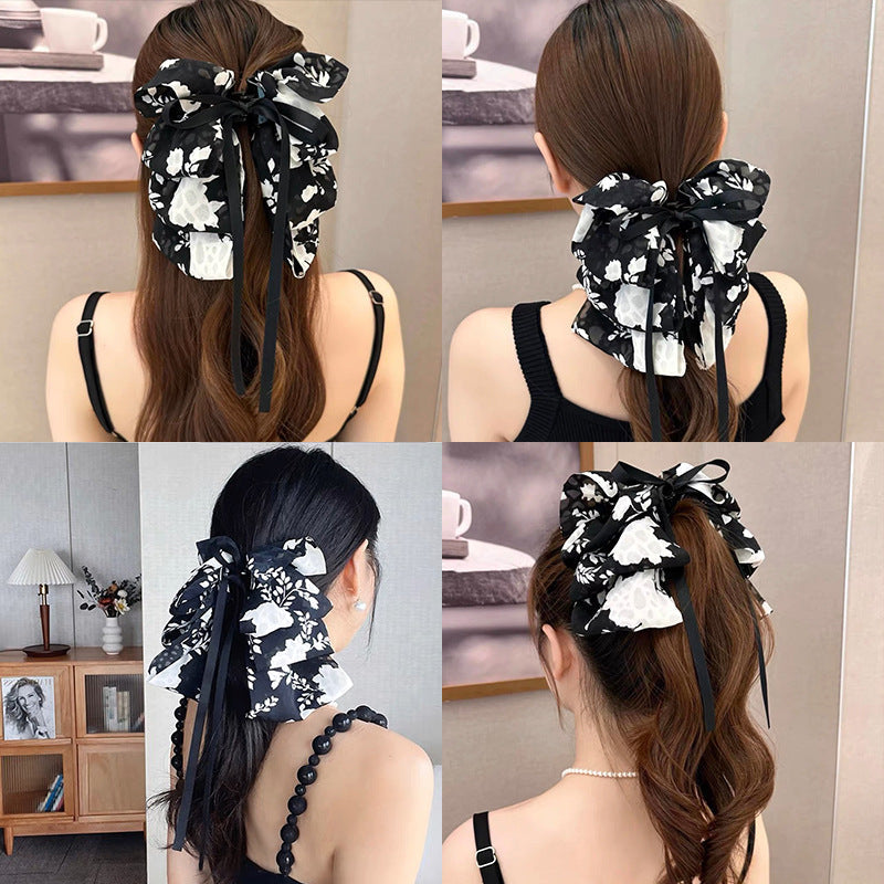 Cloud Bow Bubble Clips Bow Hair Claw