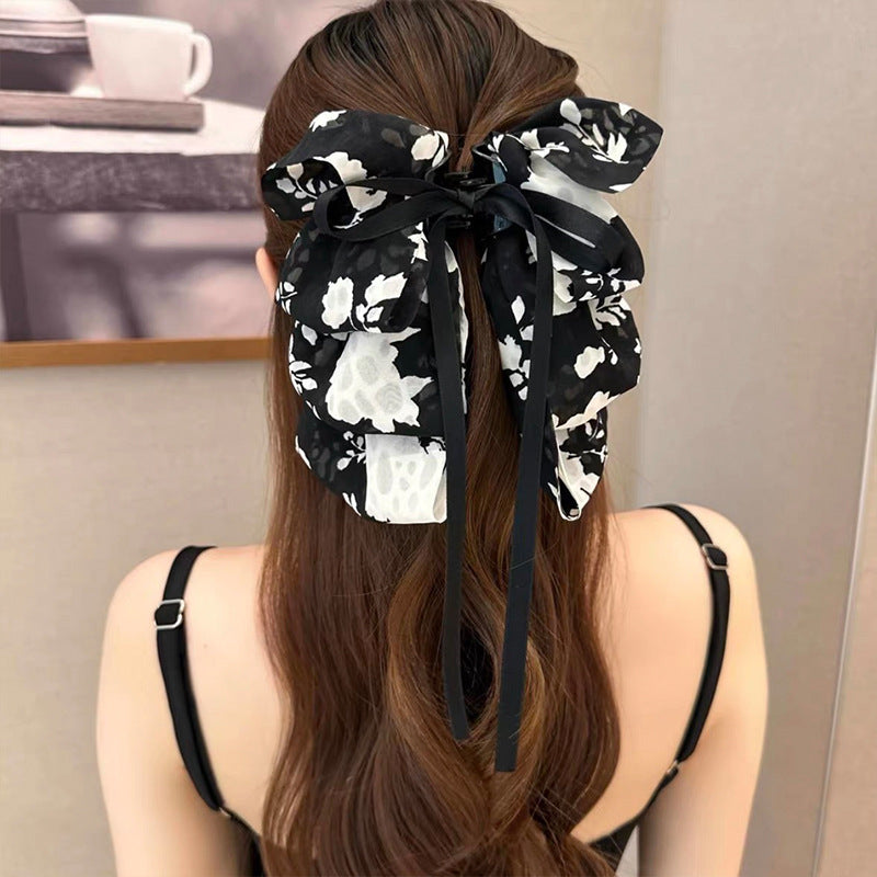 Cloud Bow Bubble Clips Bow Hair Claw