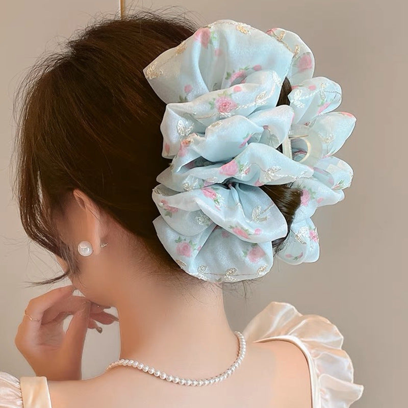 Cloud Bow Bubble Clips Bow Hair Claw