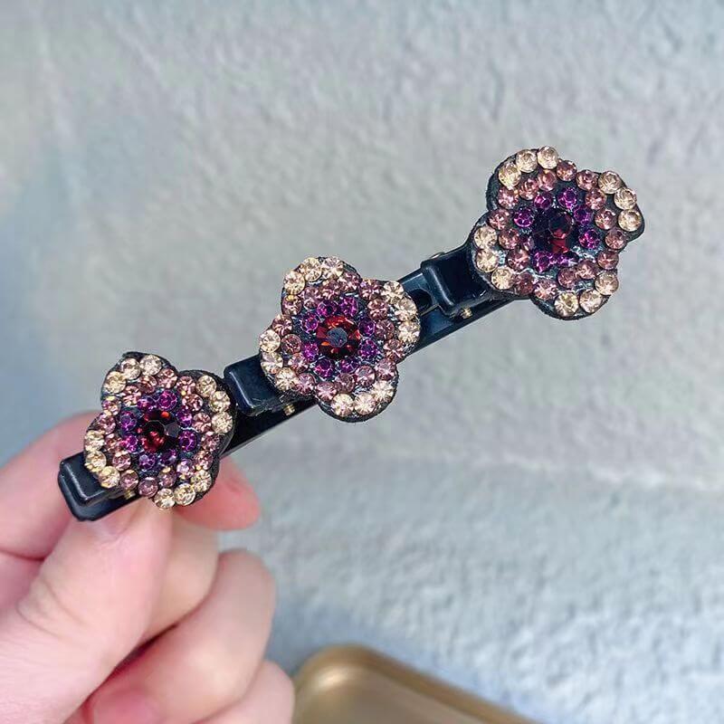 Cute Diamond Hair Claw Clips for Long Hair Styling Sectioning