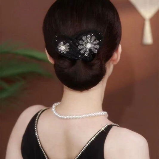 Cute Flowers Hairstyle Bun Tool Twist Hair Clips