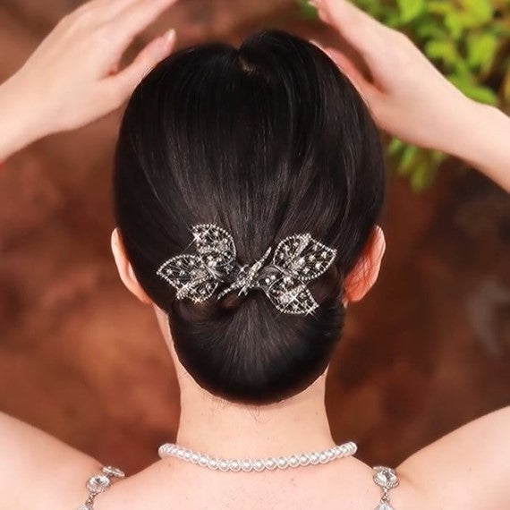 Diamond Leaves Updo Hairstyle Tool Twist Hair Clips