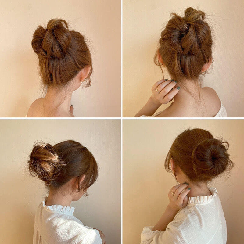 Donut Hair Bun Makers Hair Style Tool Accessories