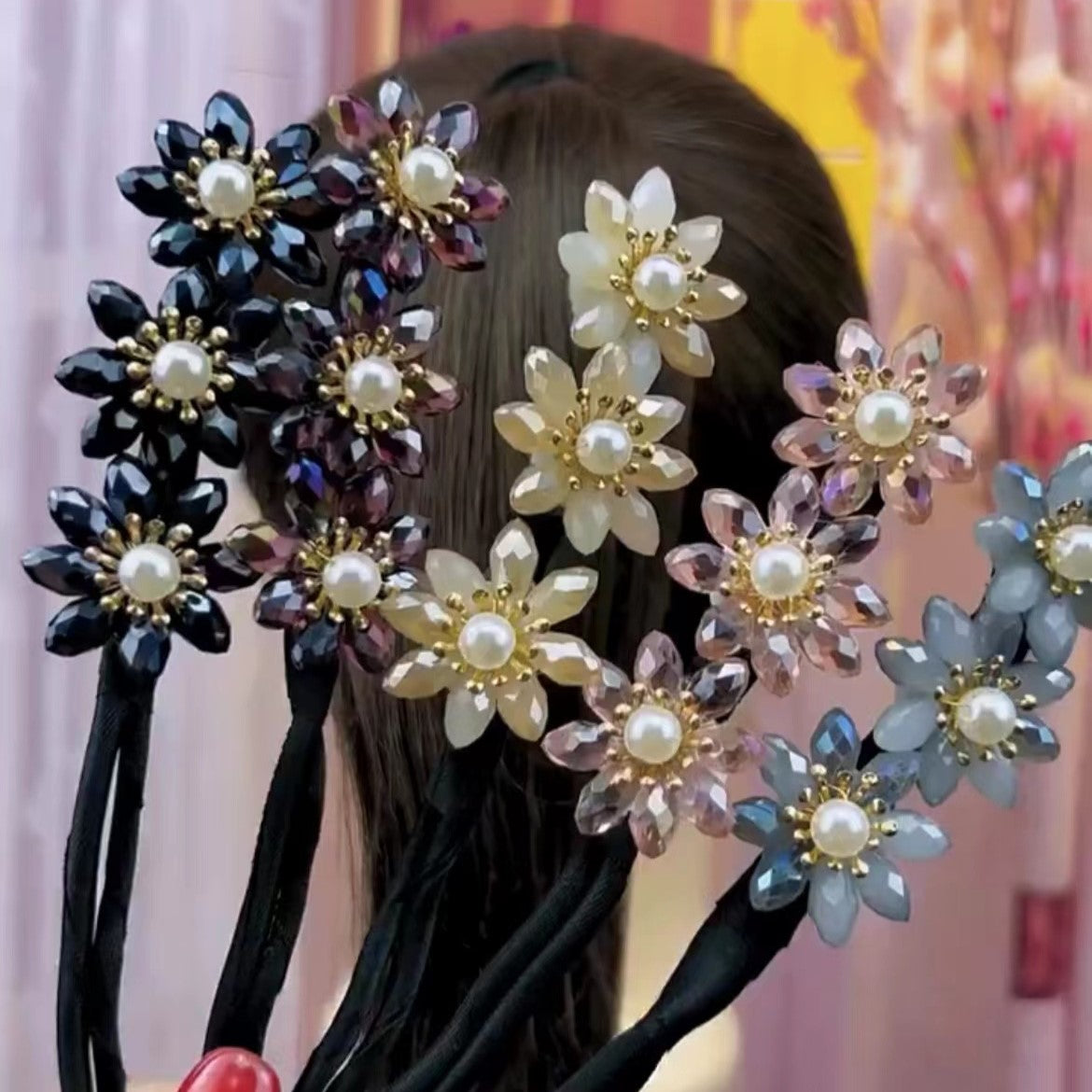 Flower Twist Hair Clips Updo Hairstyle Bun Tool
