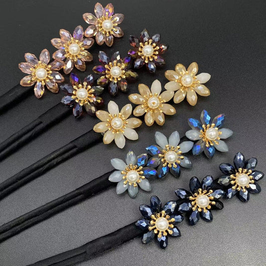 Flower Twist Hair Clips Updo Hairstyle Bun Tool