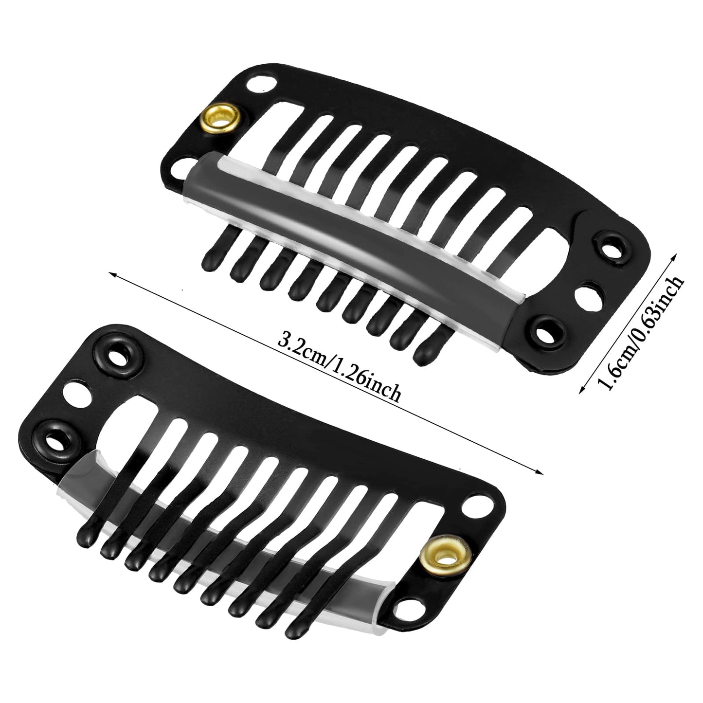 7PCs Hair Extension Clips DIY Hairstyle Snap Comb Clips