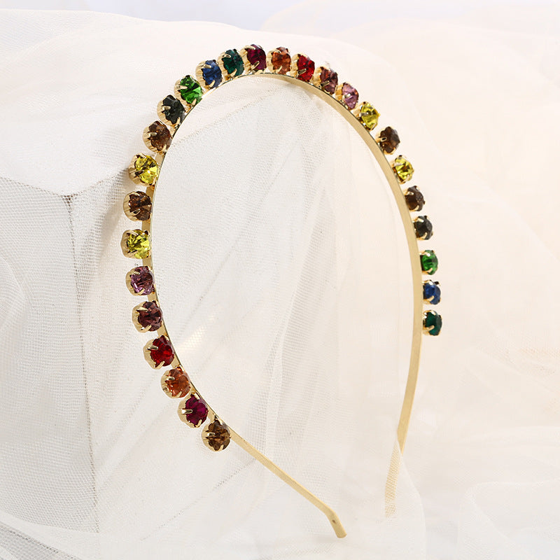 Handmade Multi color Diamond Headband