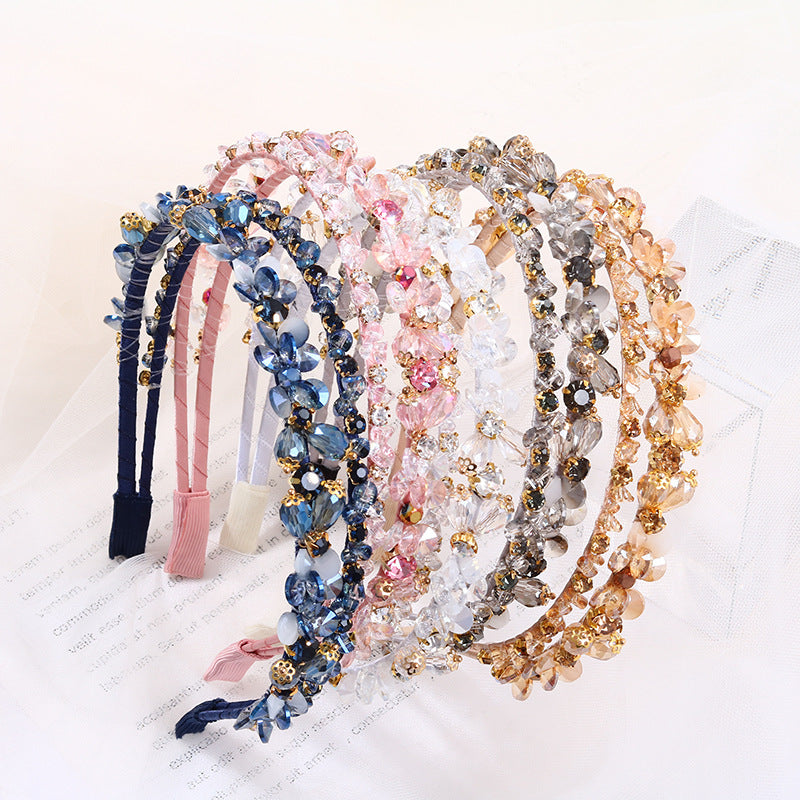 Handmade Stunning Baroque Diamond Headband