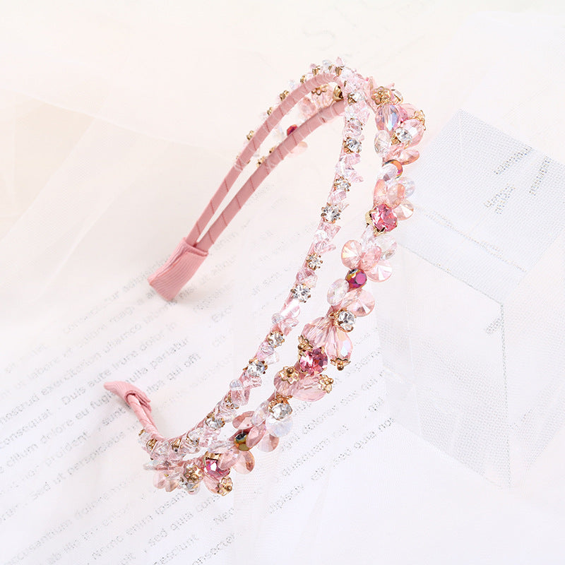 Handmade Stunning Baroque Diamond Headband