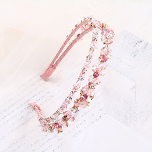 Handmade Stunning Baroque Diamond Headband