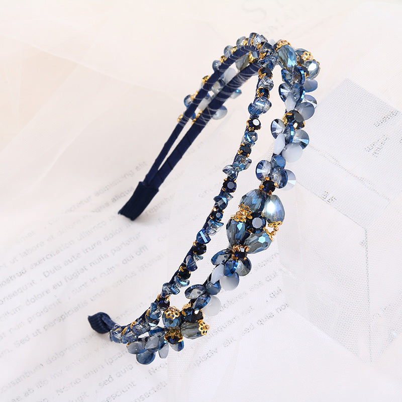 Handmade Stunning Baroque Diamond Headband