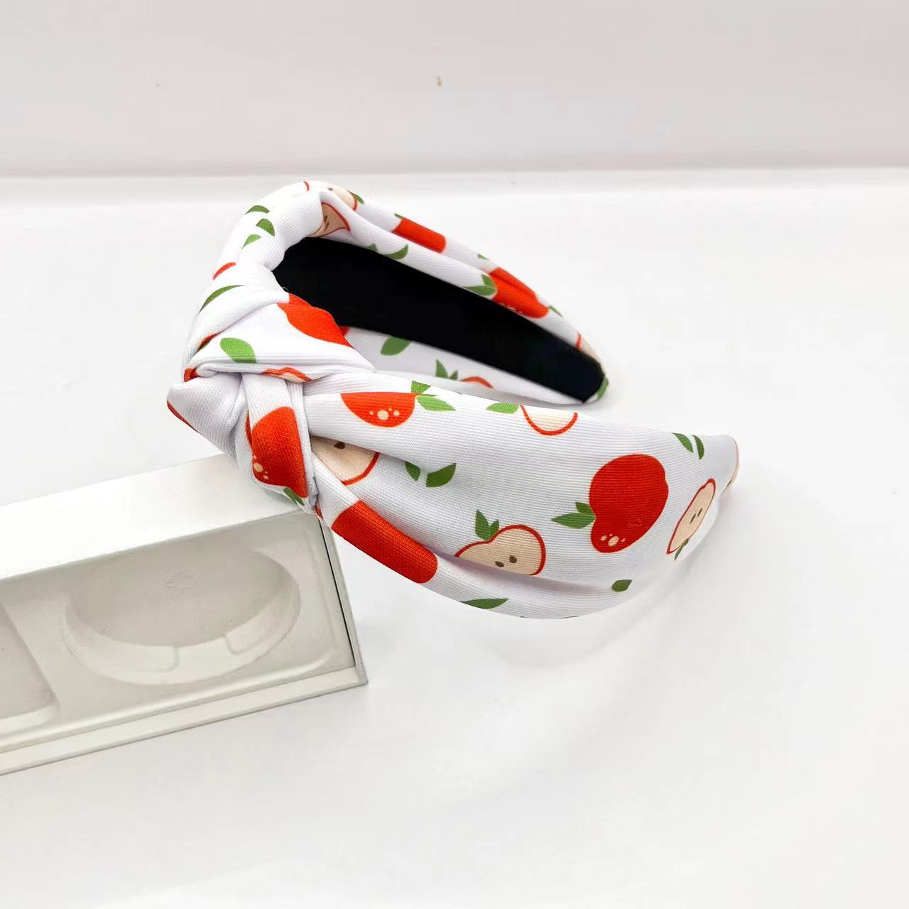 Pumpkin Print Tied Holiday Party Headband