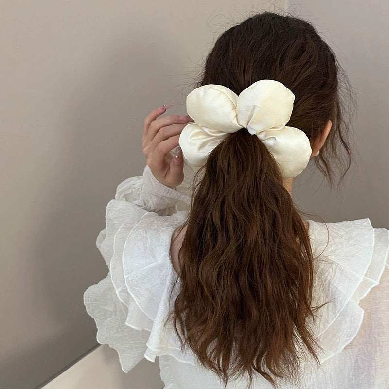 Large Bread Flower Elastic Hair Tie Scrunchies