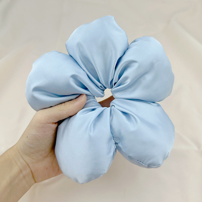 Large Bread Flower Elastic Hair Tie Scrunchies