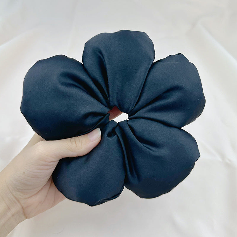Large Bread Flower Elastic Hair Tie Scrunchies