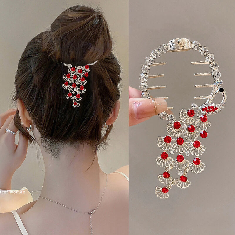 Peacock Easy Bun Hairstyle Maker DIY Bun Tool