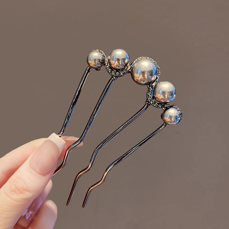Pearl Hair Pins Combs French Twist Updo Tools