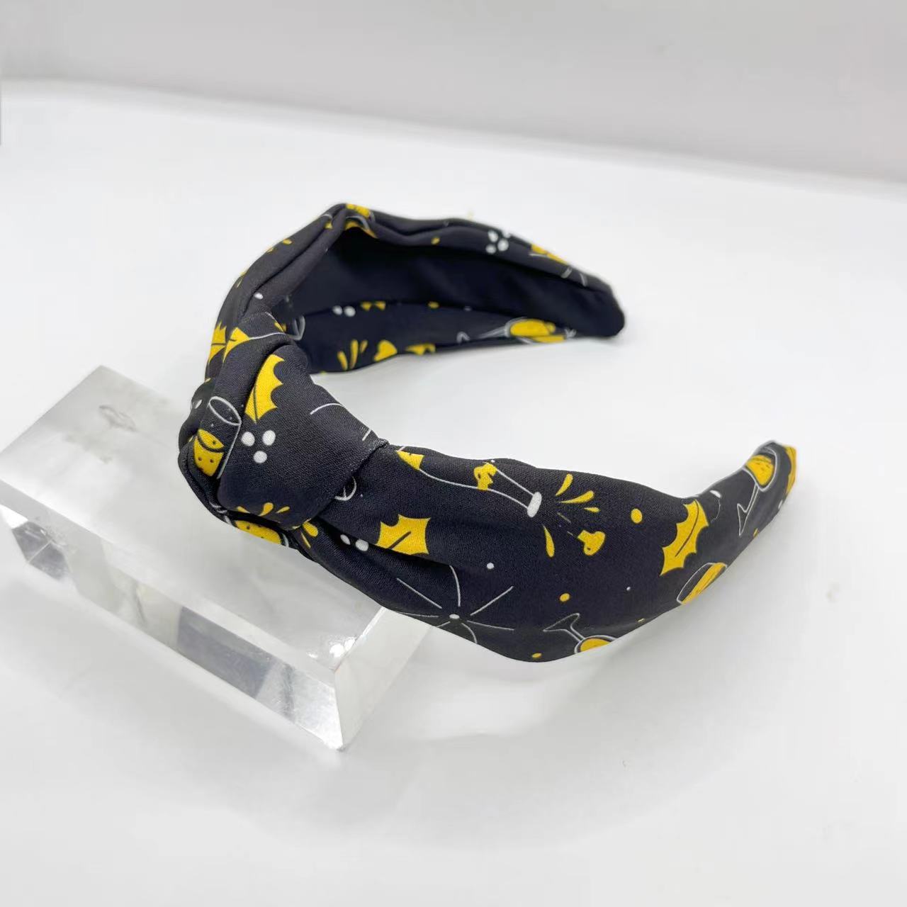 Pumpkin Printed Tied Headband