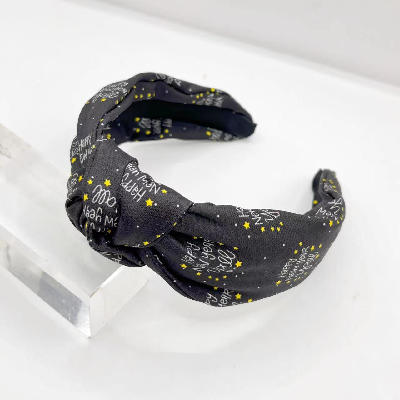Pumpkin Printed Tied Headband