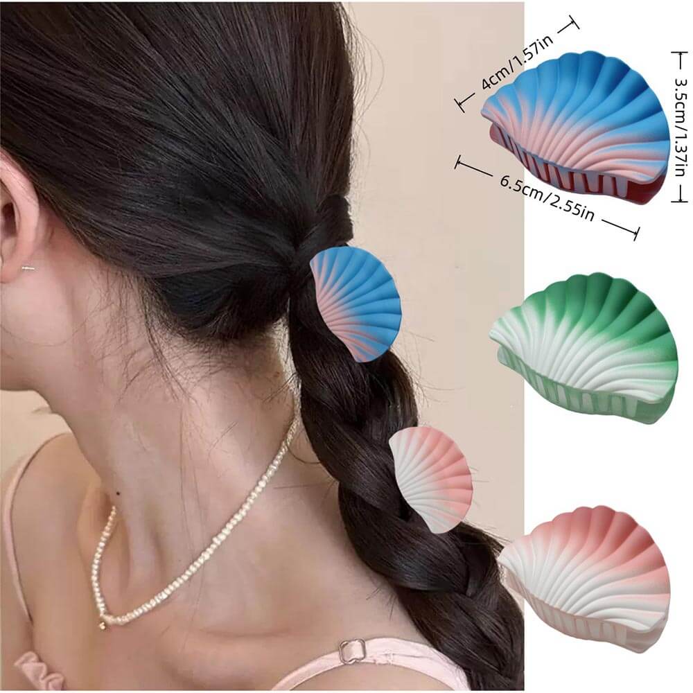 3PCS Dreamy Shell Hair Claw Clips Set