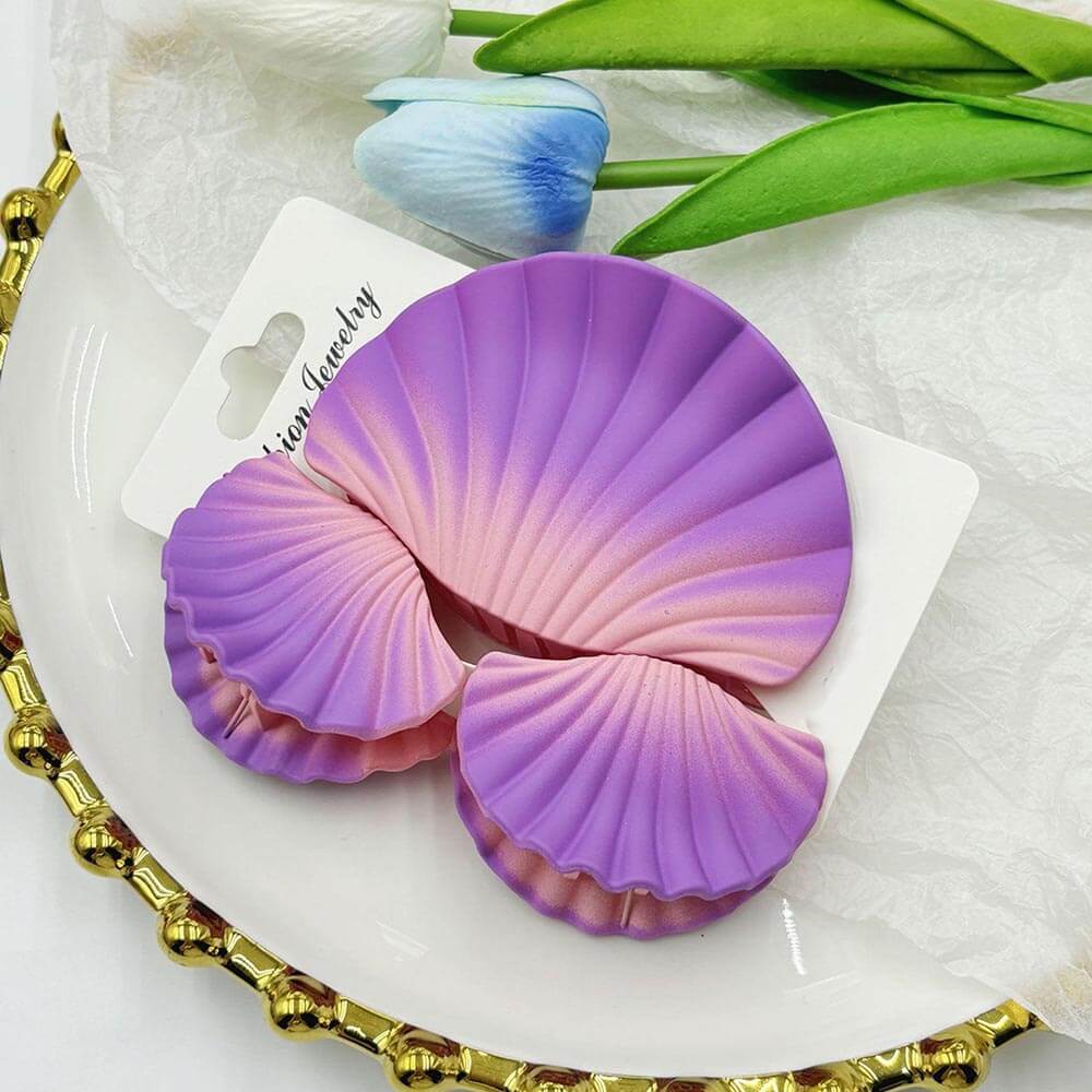 3PCS Dreamy Shell Hair Claw Clips Set