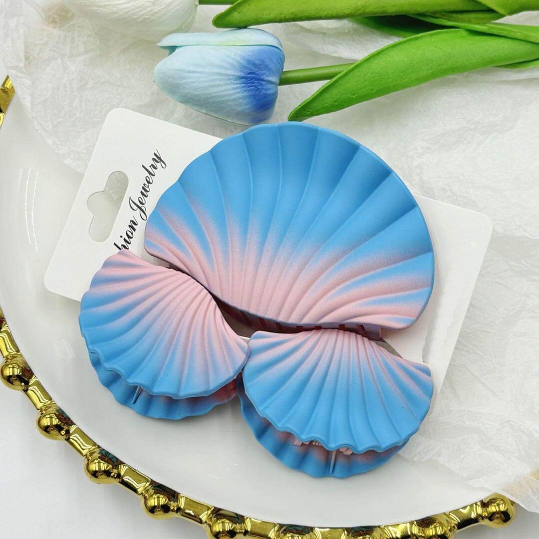 3PCS Dreamy Shell Hair Claw Clips Set