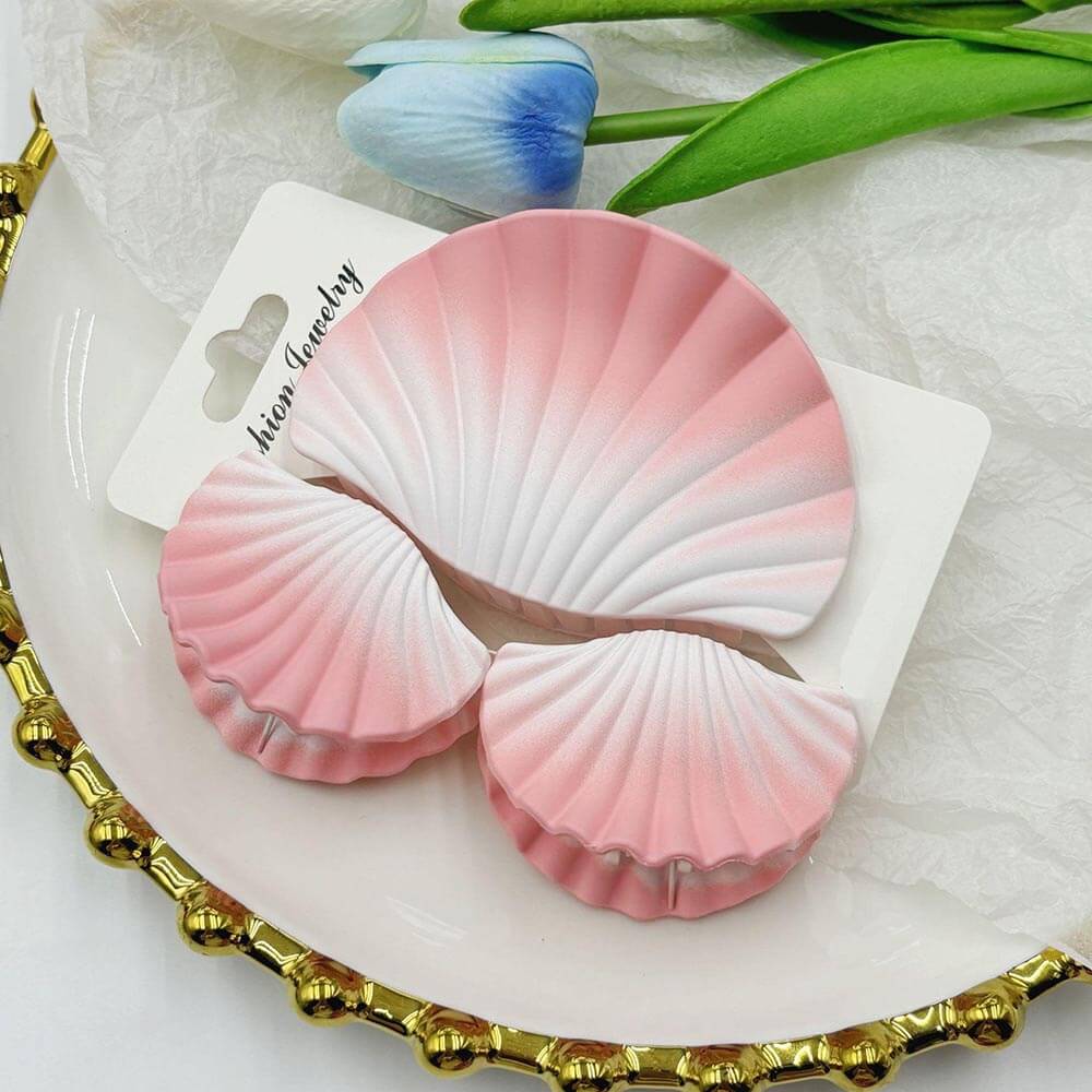 3PCS Dreamy Shell Hair Claw Clips Set