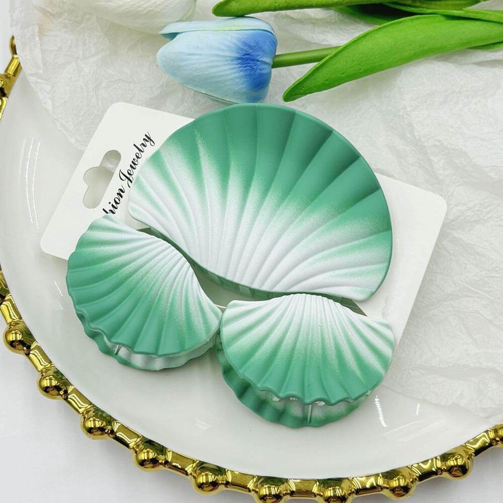 3PCS Dreamy Shell Hair Claw Clips Set