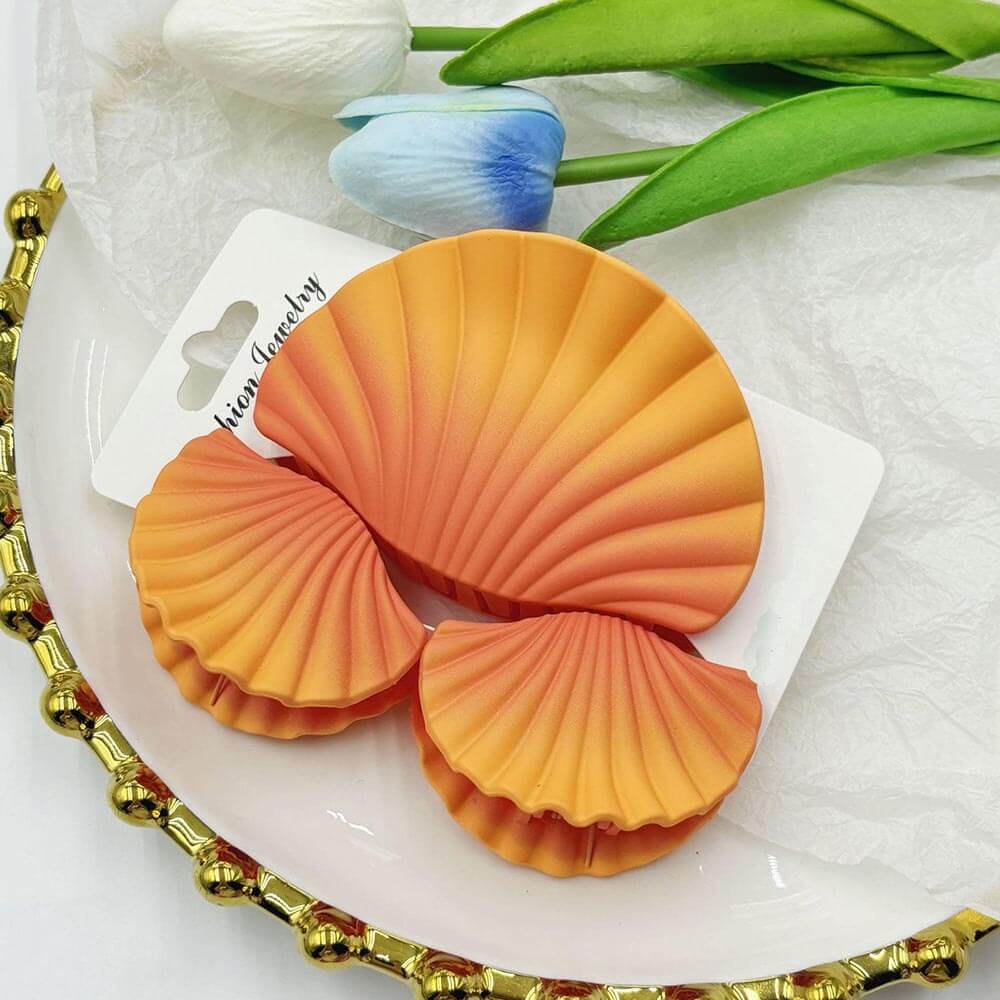 3PCS Dreamy Shell Hair Claw Clips Set