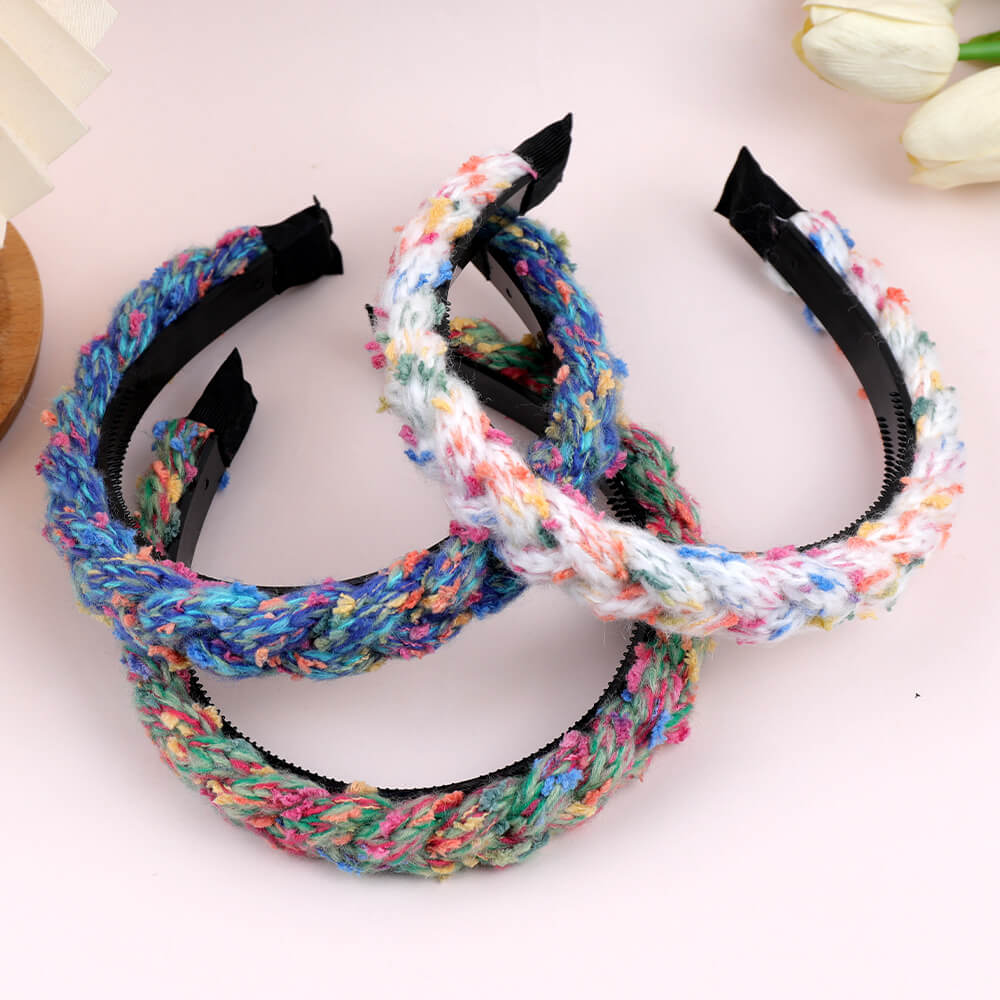 Handmade Mixed Color Woven headband