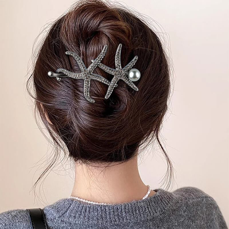 Starfish Pearl Easy Updo Hair Twist Clips