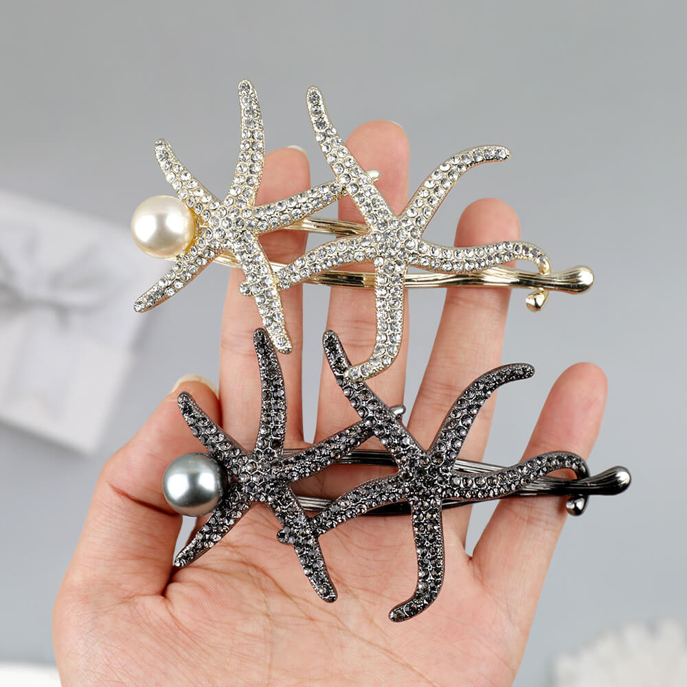 Starfish Pearl Easy Updo Hair Twist Clips
