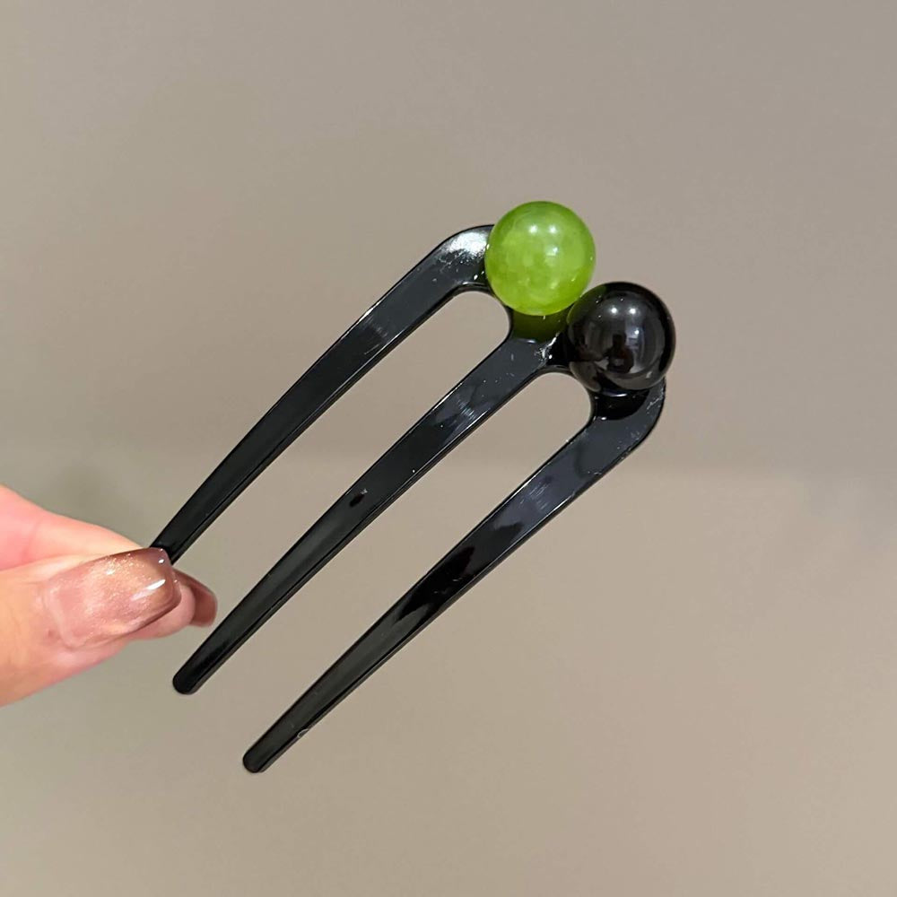 Vintage Beads Updo Bun Maker Hair Comb Hairpins