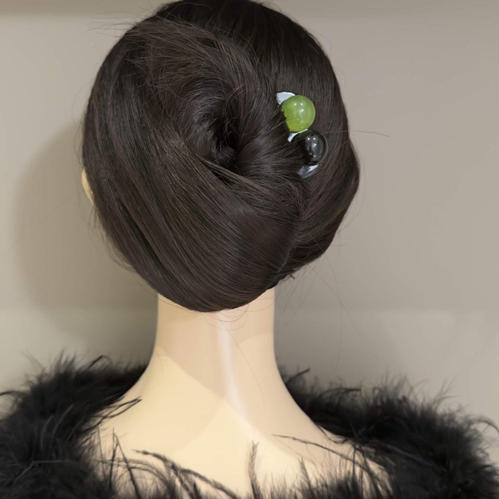 Vintage Beads Updo Bun Maker Hair Comb Hairpins