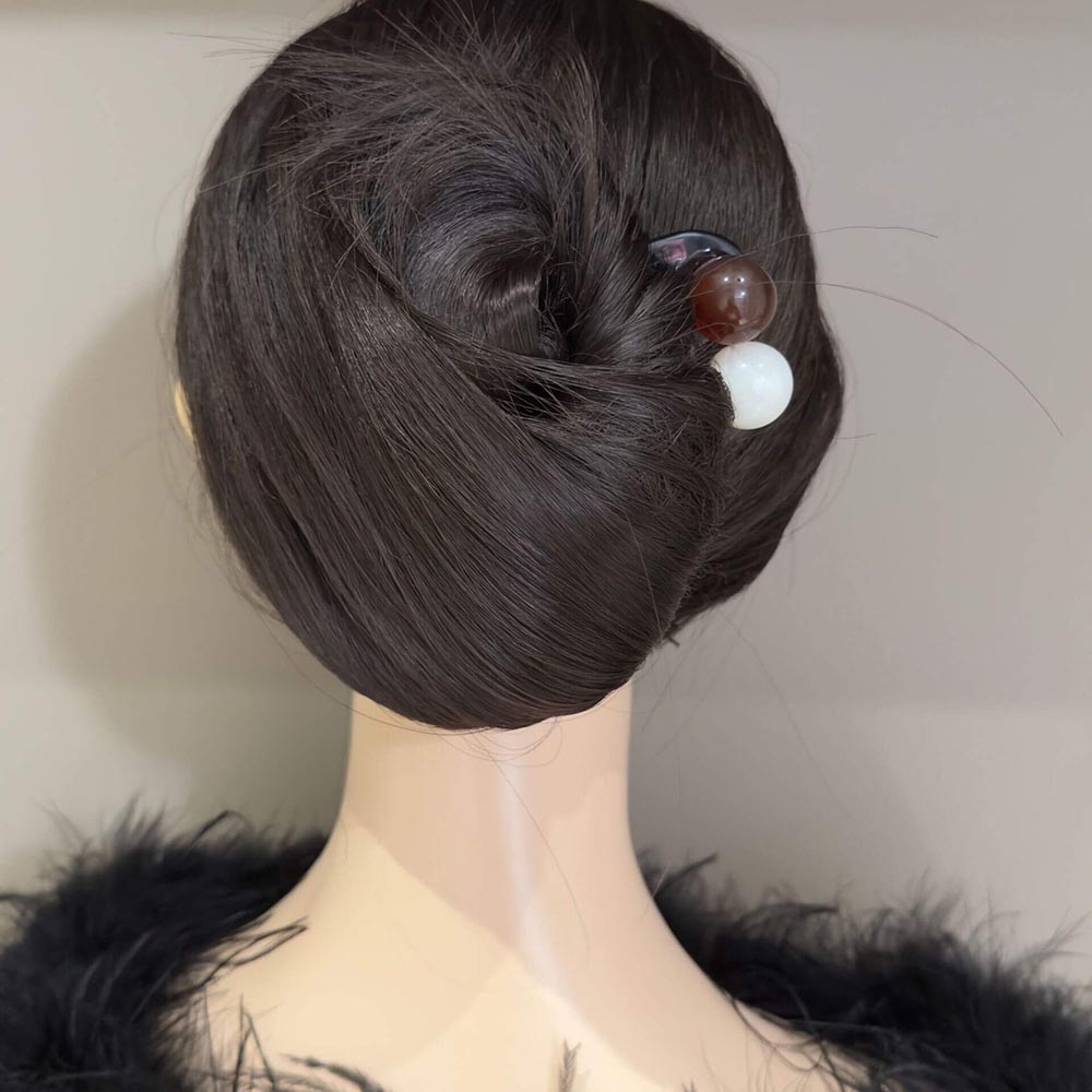Vintage Beads Updo Bun Maker Hair Comb Hairpins